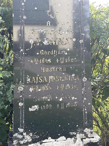 Hautatunnus: SÄ GA  1551