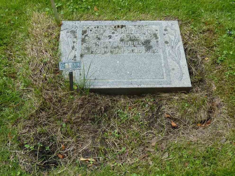 Grave number: 1 G  109
