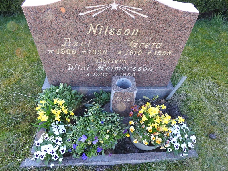 Gravnummer: BK A   166-168