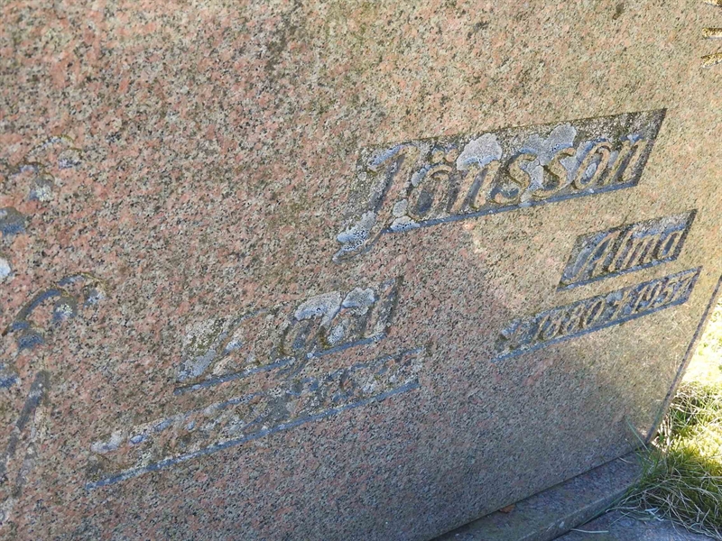 Gravnummer: BK B    69