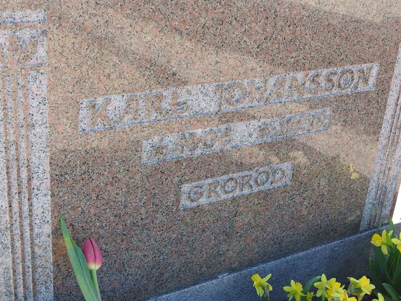 Gravnummer: BK B    54