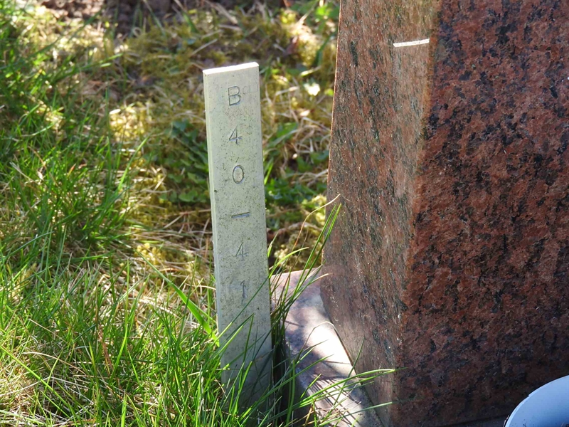 Gravnummer: BK B    40-41