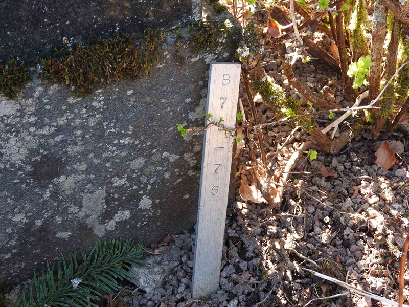 Gravnummer: BK B    75-76