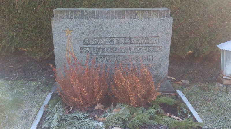 Grave number: 3 GA Å   455