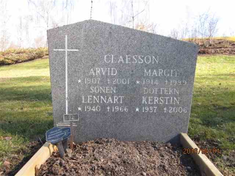 Grave number: 2 MAR    52