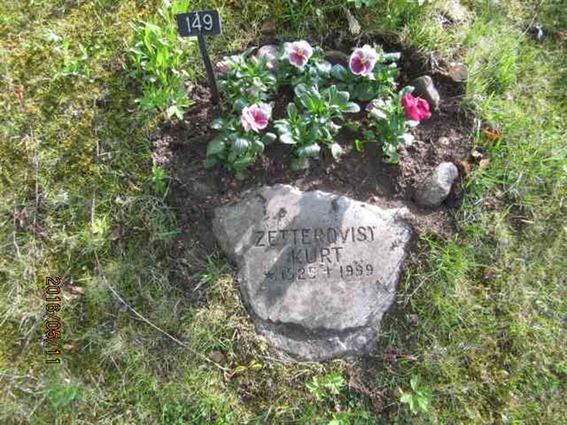 Grave number: 2 UL   149