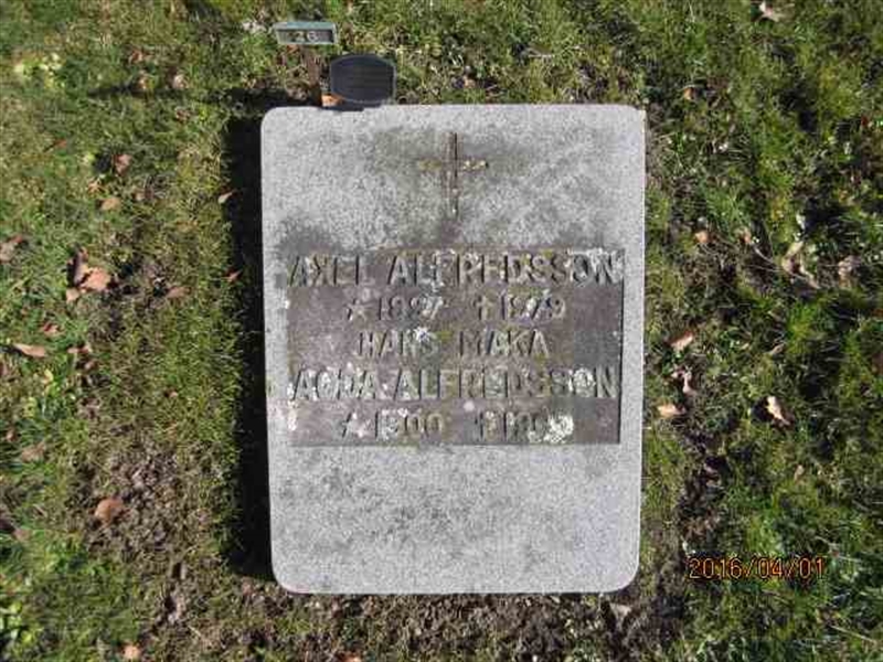 Grave number: 2 MAR    26