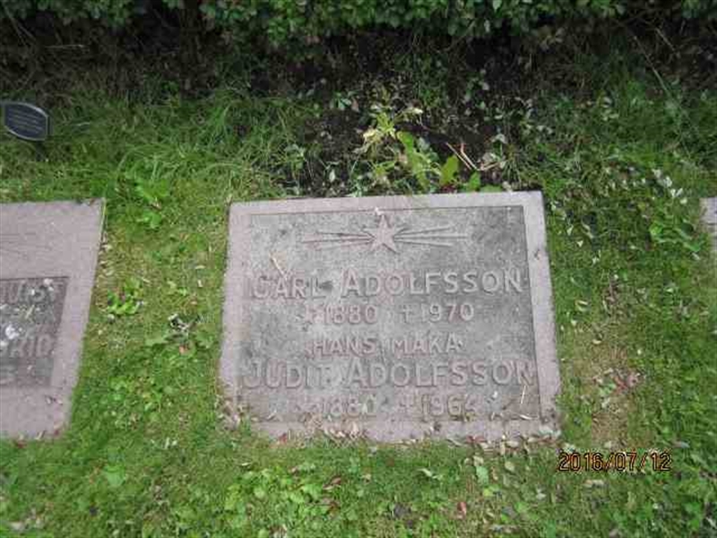 Grave number: 1 UL    63