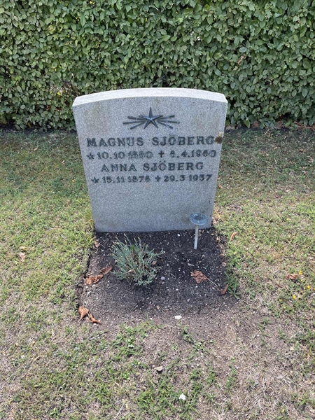 Grave number: NK I:u    14