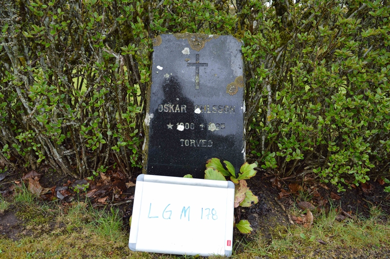 Grave number: LG M   178