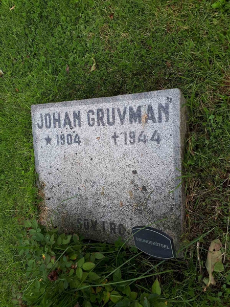 Gravnummer: NK A A    17