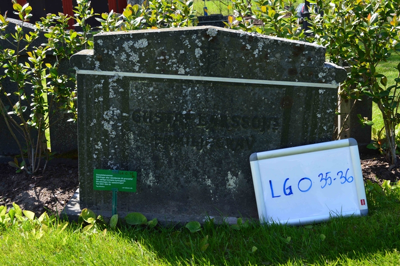 Grave number: LG O    35, 36