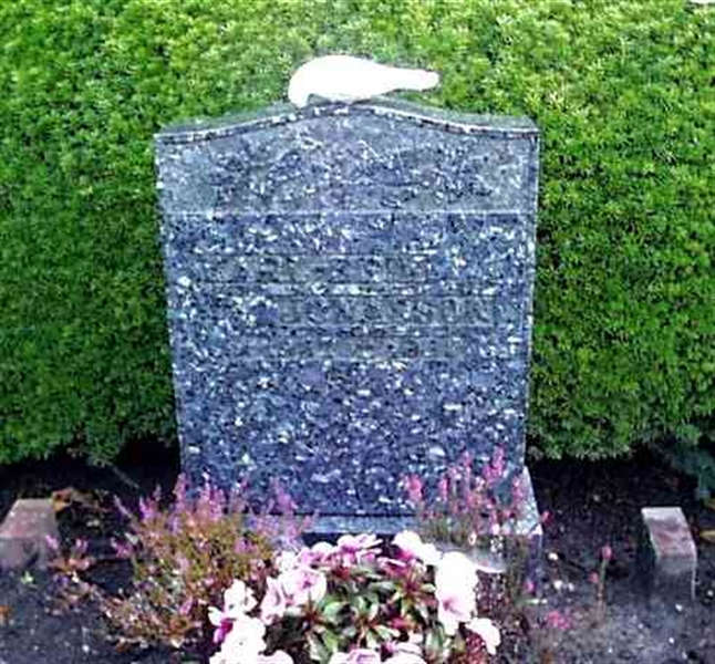 Grave number: BK J    60