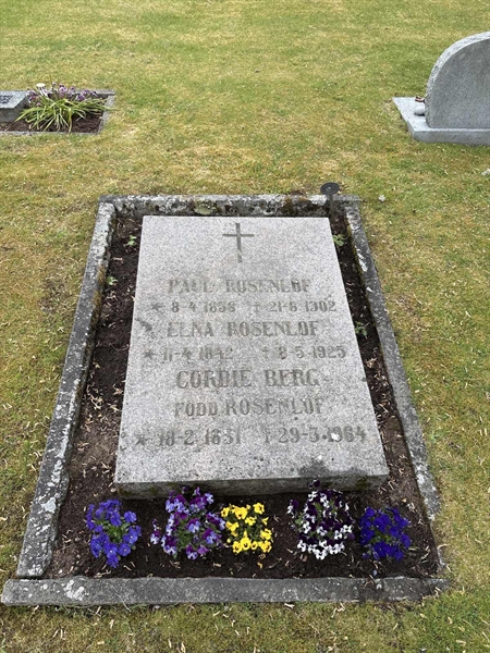 Grave number: SKF A     3, 4, 5