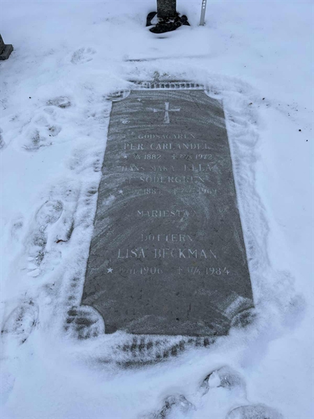 Gravnummer: BE H     6