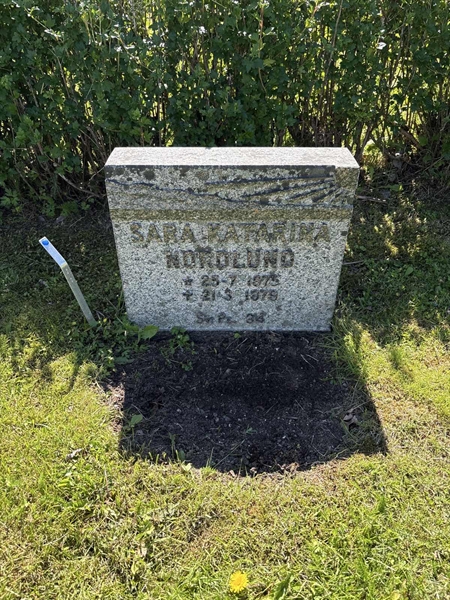 Grave number: 4 G GJ    38