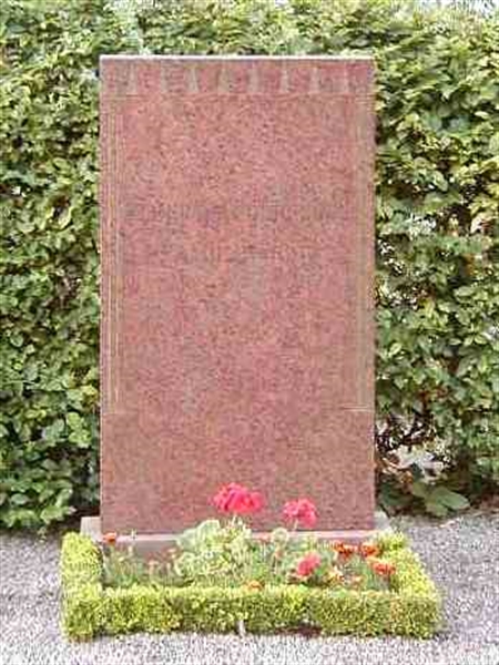 Grave number: BK H    37, 38