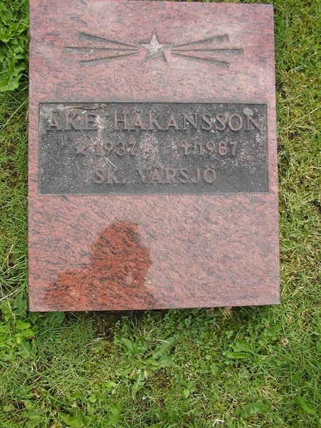 Grave number: VK RU    74