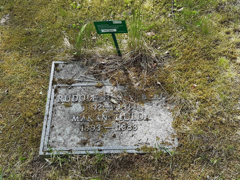 Grave number: KA 14    54
