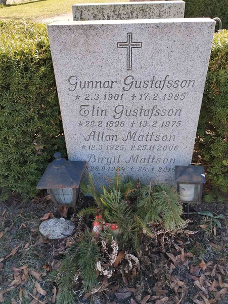 Grave number: NÅ U01    65