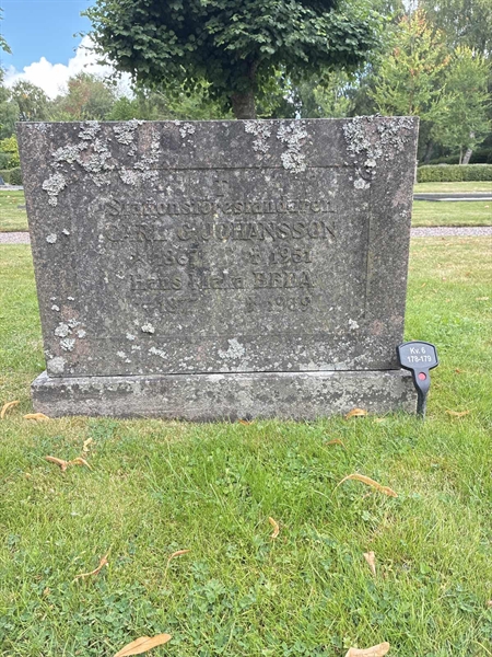 Grave number: 33 6   178-179