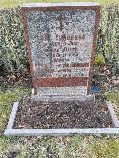 Grave number: TO A1    58-59