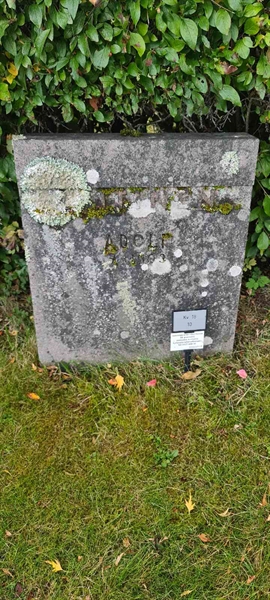Grave number: M 18   10