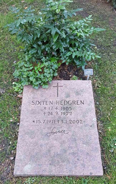 Grave number: H HE   165-166