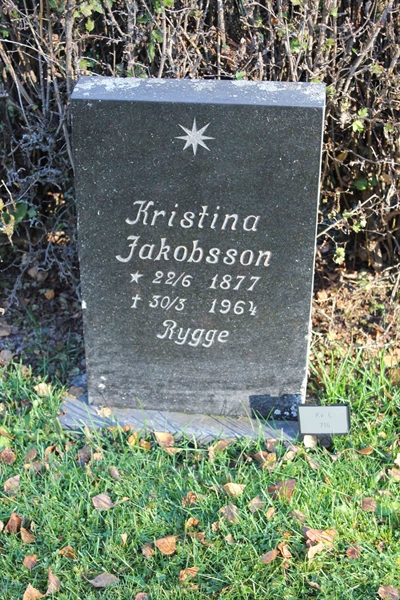 Grave number: A L  716