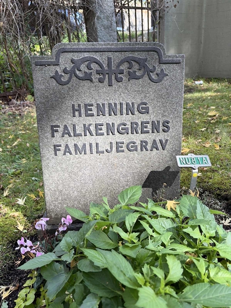 Grave number: 1 NU    81A