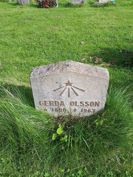 Grave number: NK F B   804