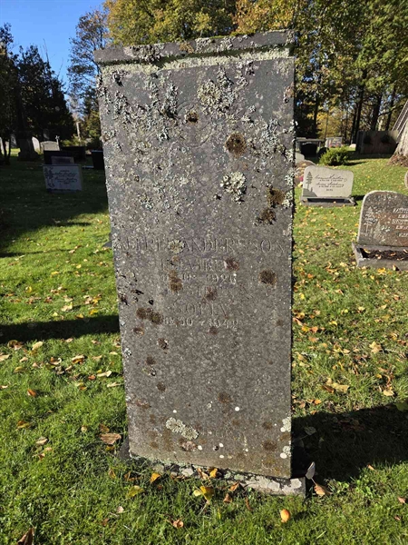 Grave number: Ö A B   487-488
