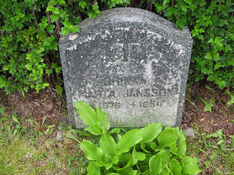 Grave number: A E   14