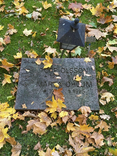 Grave number: 1 H   329