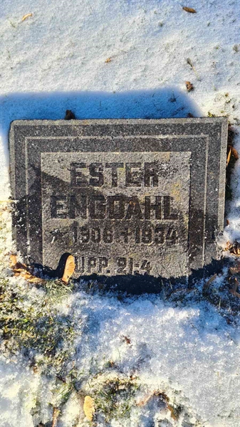 Grave number: M G 05 13