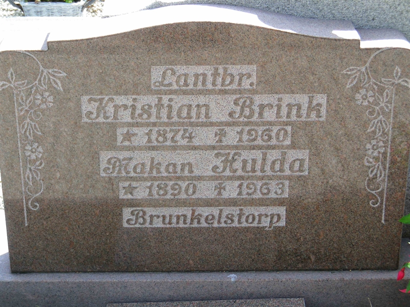 Grave number: OS J   393, 394