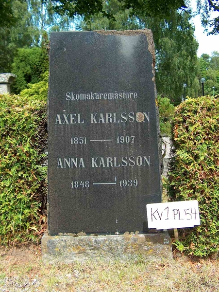 Grave number: HÖB 1    54