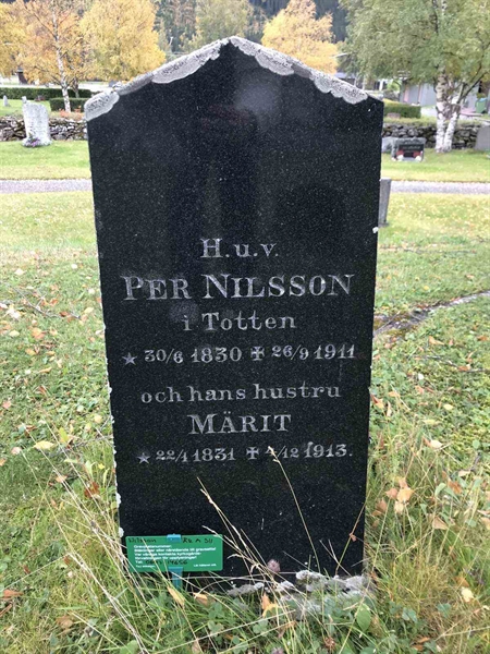 Grave number: ÅR A   311