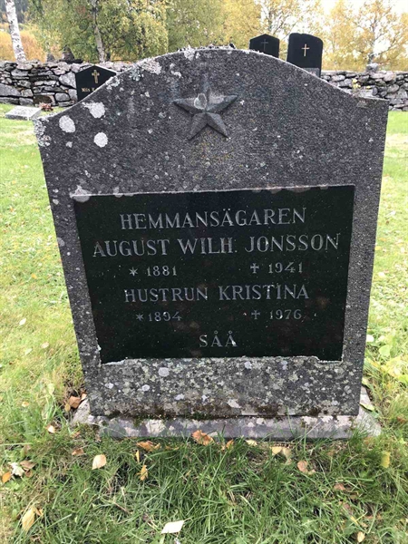 Grave number: ÅR A   211, 212