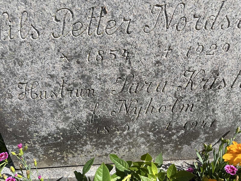 Grave number: SÄ MEL  1076