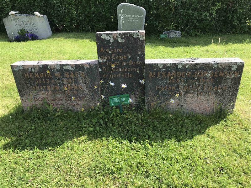 Grave number: KA A   130, 131, 132