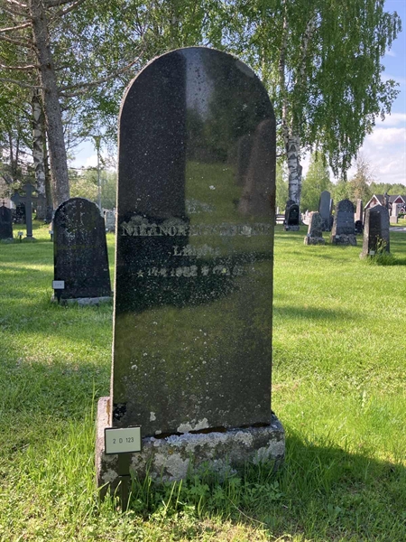 Grave number: 2 D   123
