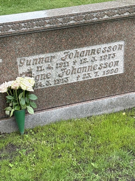 Grave number: SKF D   187, 188