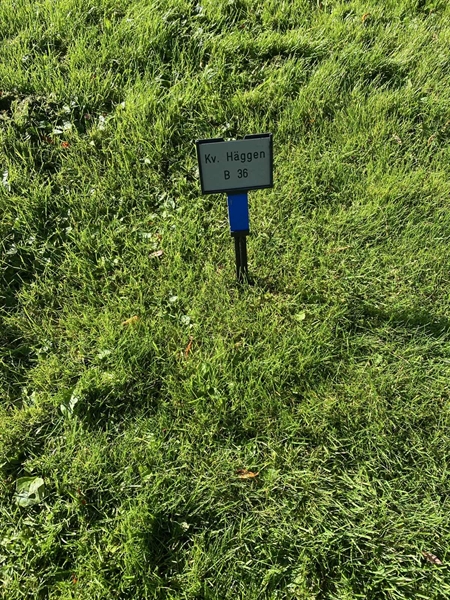 Gravnummer: 2 HB    36