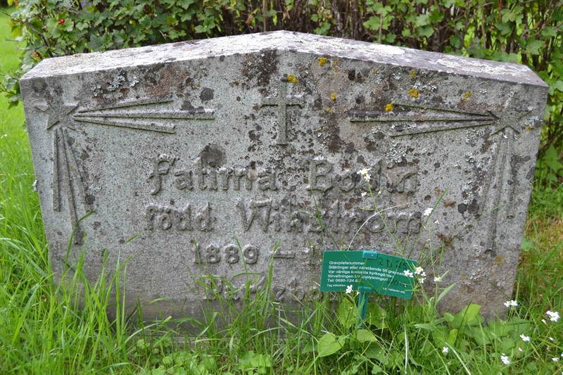 Grave number: 2 D   255