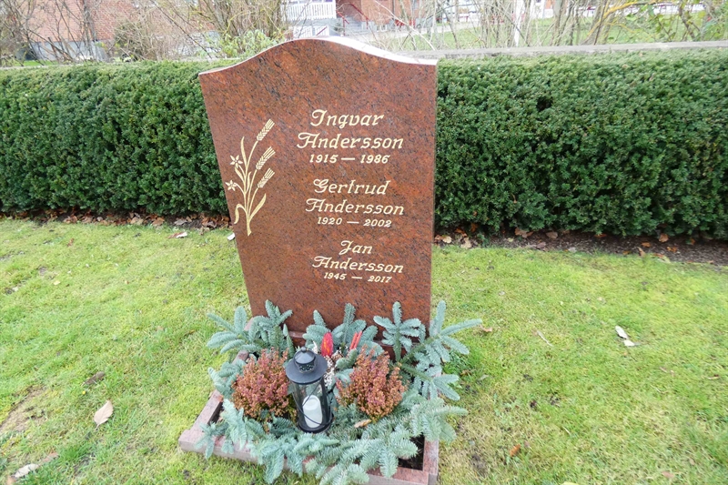 Grave number: TR 3   198