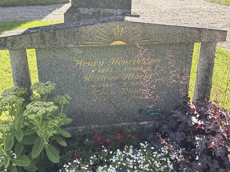 Grave number: SÄ GA  1431
