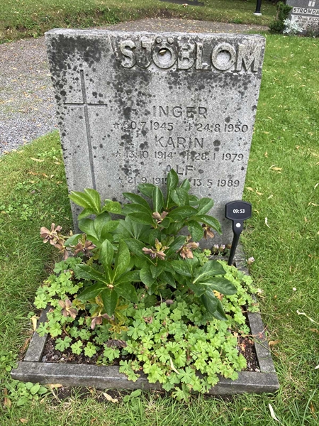 Grave number: 1 09    53
