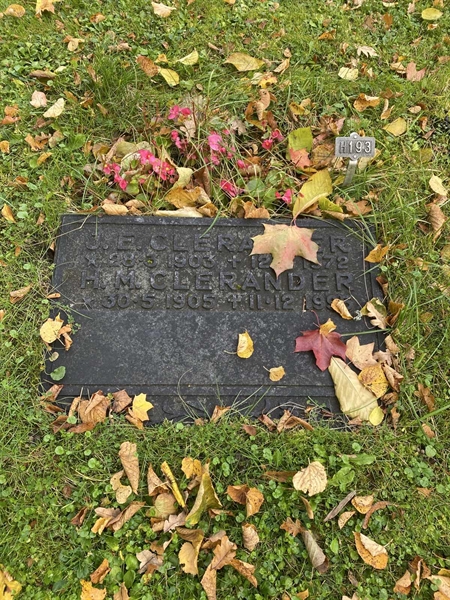 Gravnummer: 1 H   193