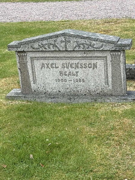 Grave number: SKF A   230